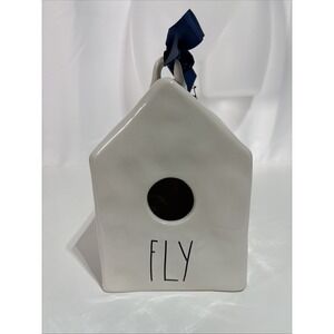 Rae Dunn By Magenta‎ 8" FLY Birdhouse Ceramic Pottery Cottage Farmhouse Bank